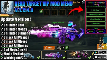 🚀NEW🧲🔥 Dead Target Mod APK 2025 | Unlimited Money & Gold | Best Zombie Shooting Game 💀🔥 