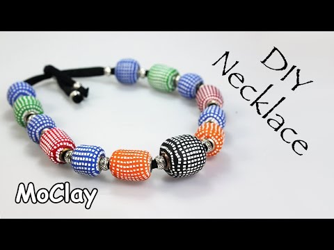 DIY Pandora bead and mosaic decoration -Polymer clay tutorial