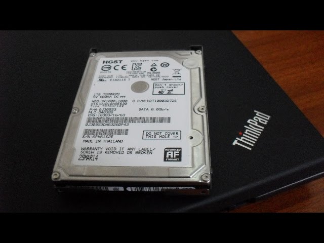 Lenovo ThinkPad T420 Upgrade: HGST 1TB 7200RPM Hard Drive 