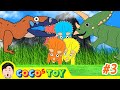 Dinosaur bodies are changed by magic stone #3ㅣdinosaurs animation for childrenㅣCoCosToy