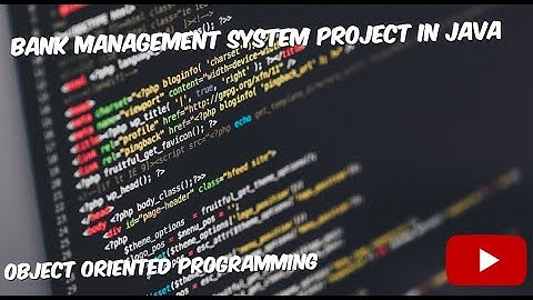 bank management system project in java with source code(for beginners)