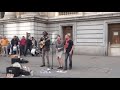 Reggae Busker singing three little birds (Street Performance)