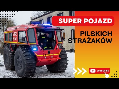 Pilscy strażacy dostali specjalistyczny pojazd Sherp N1200.