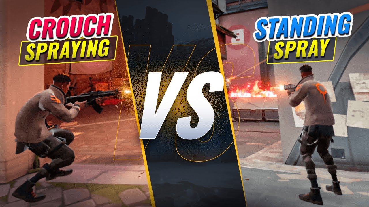 CROUCH SPRAY vs STANDING SPRAY Should You CROUCH While SPRAYING