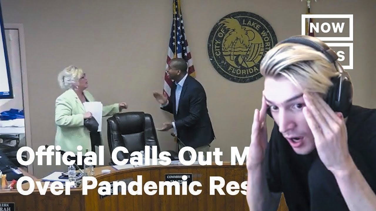 xQc reacts to Florida City Official Calls Out Mayor for COVID-19 Response (with chat)