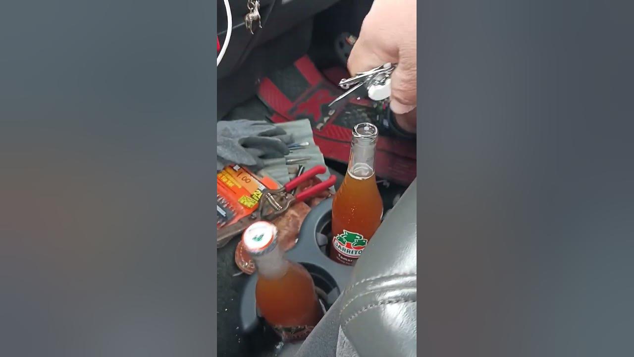 Double Jarritos bottle open with Victorinox Huntsman YouTube