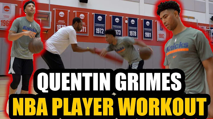 NBA PLAYER QUENTIN GRIMES READY FOR THE SEASON WIT...