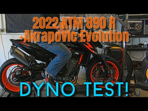 SBU 2022 KTM 890 Duke R Project! Akrapovic Dyno Testing, Suter