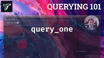 Basic querying with query_one – Textual querying 101