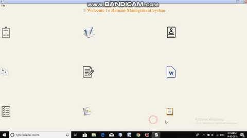 Resume Generator using java swings
