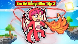 EM BÉ RỒNG LỬA HIHA GIẢI CỨU LÀNG SINH TỐ BỊ ZOMBIE BẮT TRONG MINECRAFT 🔥🐲