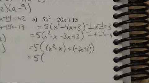 Trinomial Factoring a=1   Lesson