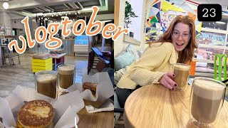 we went to a coffee shop with a slide | vlogtober day 23