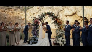 Elegant Wedding at Lake Vouliagmeni Greece | Grace and Mike