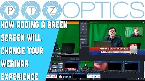 Adding Green Screen Video into Webinar/Video Conferencing