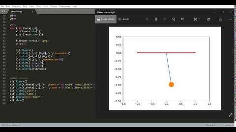 Solving Second Order ODE in PYTHON - Pendulum Oscillation.
