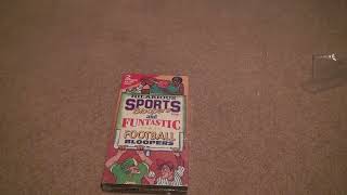 Sports Bloopers And Fantastic Football Bloopers VHS Unboxing