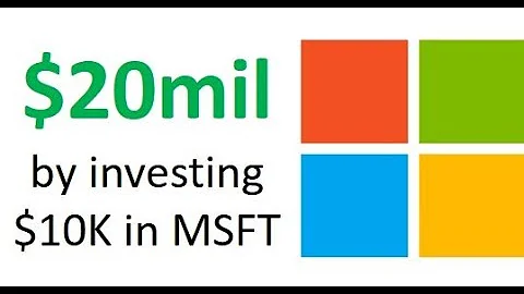$20 Millions by investing $10 Thousand on Microsoft in 1986