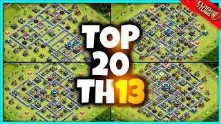 New BEST TH13 BASE WAR/TROPHY Base Link 2023 (Top20) Clash of Clans - Town Hall 13 Farm Base