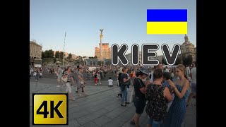 ⁴ᴷ  Maidán Nezalézhnosti, Kiev (Kyiv), Independence Day in Ukraine 2019 ᴜᴀ 4K