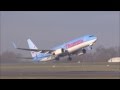 Thomson B737-800 Pushback &amp; Departure @ East Midlands Airport