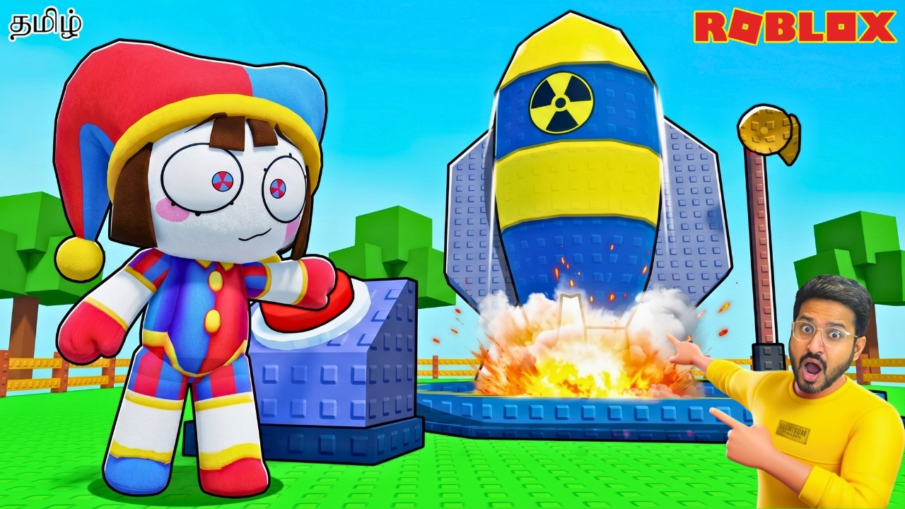 Roblox Nuke Your City Funny Gameplay in Tamil | Earth Gamer