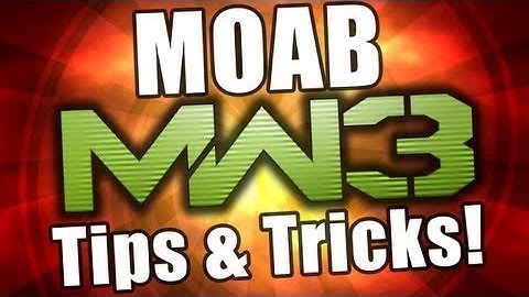 Modern Warfare 3: Support MOAB - How To Get an EASY MOAB! (MW3: Gameplay/ Commentary)