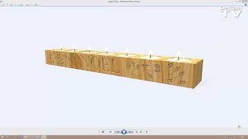 Create an Engraved Festive Tealight Holder in ArtCAM Insignia