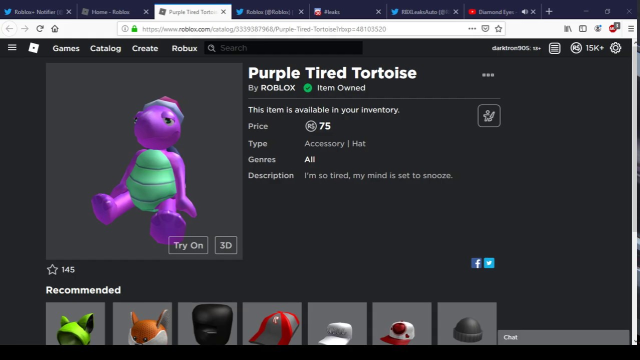 New Purple Tired Tortoise Roblox Midnight Sale 2019 1 Youtube - tired roblox face