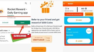 2022 ki best aplication rocket reward free paytm cash and PayPal account spin 🤑🤑 screenshot 5