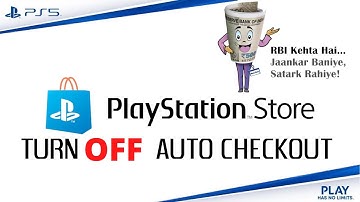 How To Turn OFF Auto Checkout on PlayStation Store?