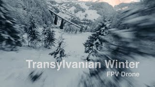 Beautiful Transylvanian Winter of Romania | Cinematic FPV Drone |
