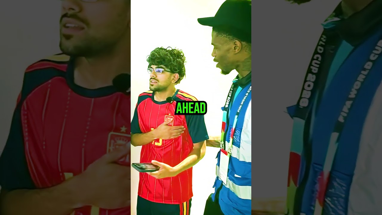 N3on Got Kicked Out of Spain vs Belgium World Cup Match! 😳👀