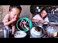 Rita cooking buff dry meat and rice lunch ritarojan