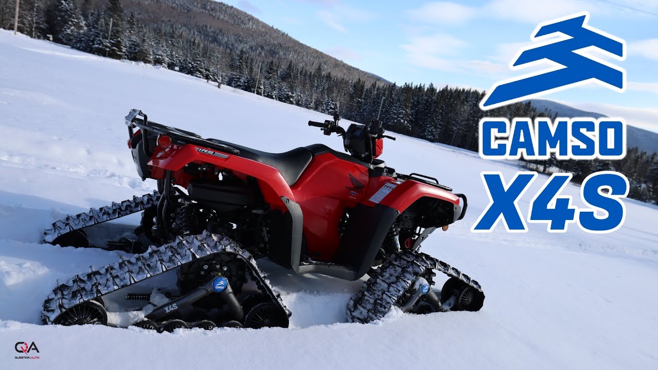Essai chenille Camso X4s sur un Honda Rubicon 520 DCT Impressionnant! YouTube Essai chenille Camso X4s sur un Honda Rubicon 520 DCT Impressionnant! YouTube