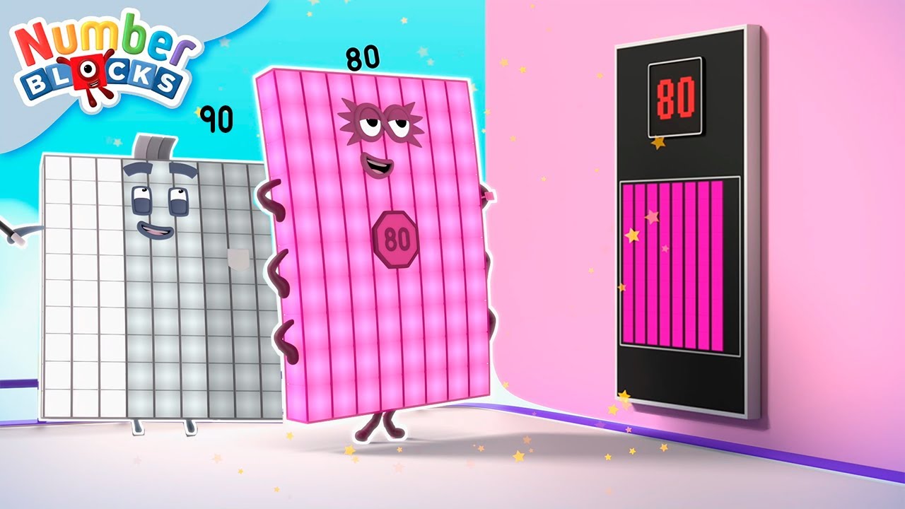 Apprends les Grands Nombres | Dessins animés de maths pour enfants | Numberblocks