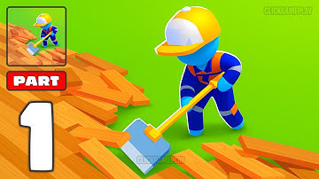 Scrape Master Gameplay Walkthrough Part 1 - Tutorial Cleaning House Decoration (Android,iOS)