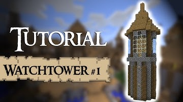 Minecraft Tutorial: How to build a medieval guardtower
