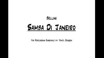 Samba De Janeiro - Bellini | Percussion Ensemble | Sheet Music Download | Full score