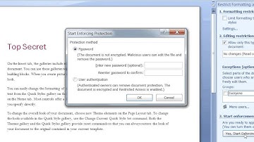 How To Lock & Protect Microsoft Word Documents