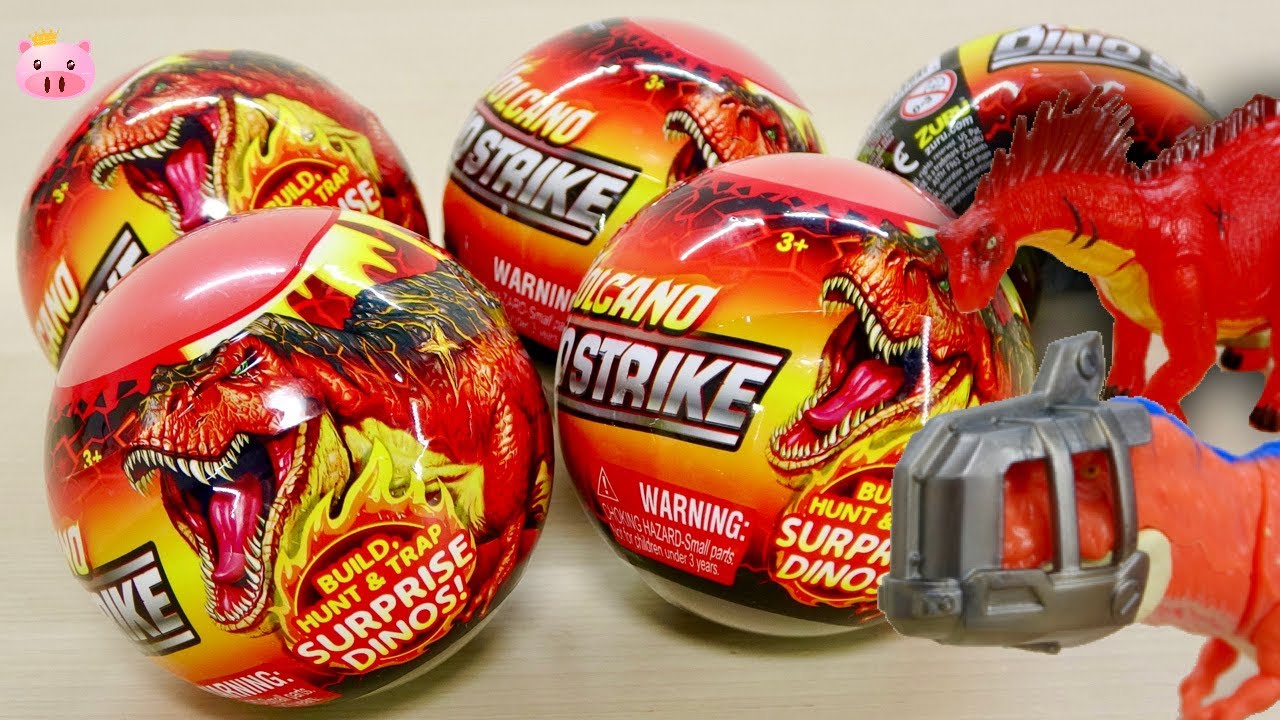 火山をイメージした恐竜フィギュア!? 【VOLCANO DINO STRIKE】フィギュアを組み立てレビュー!