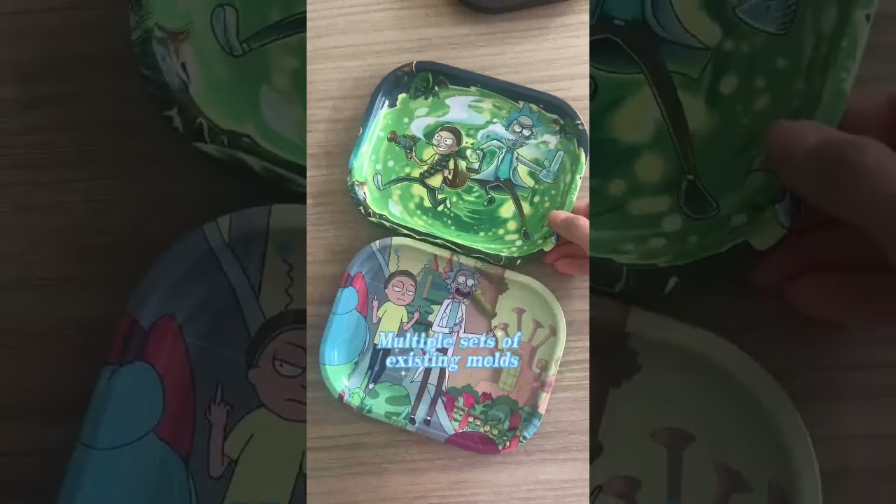 rolling tray gift smoking serving tray