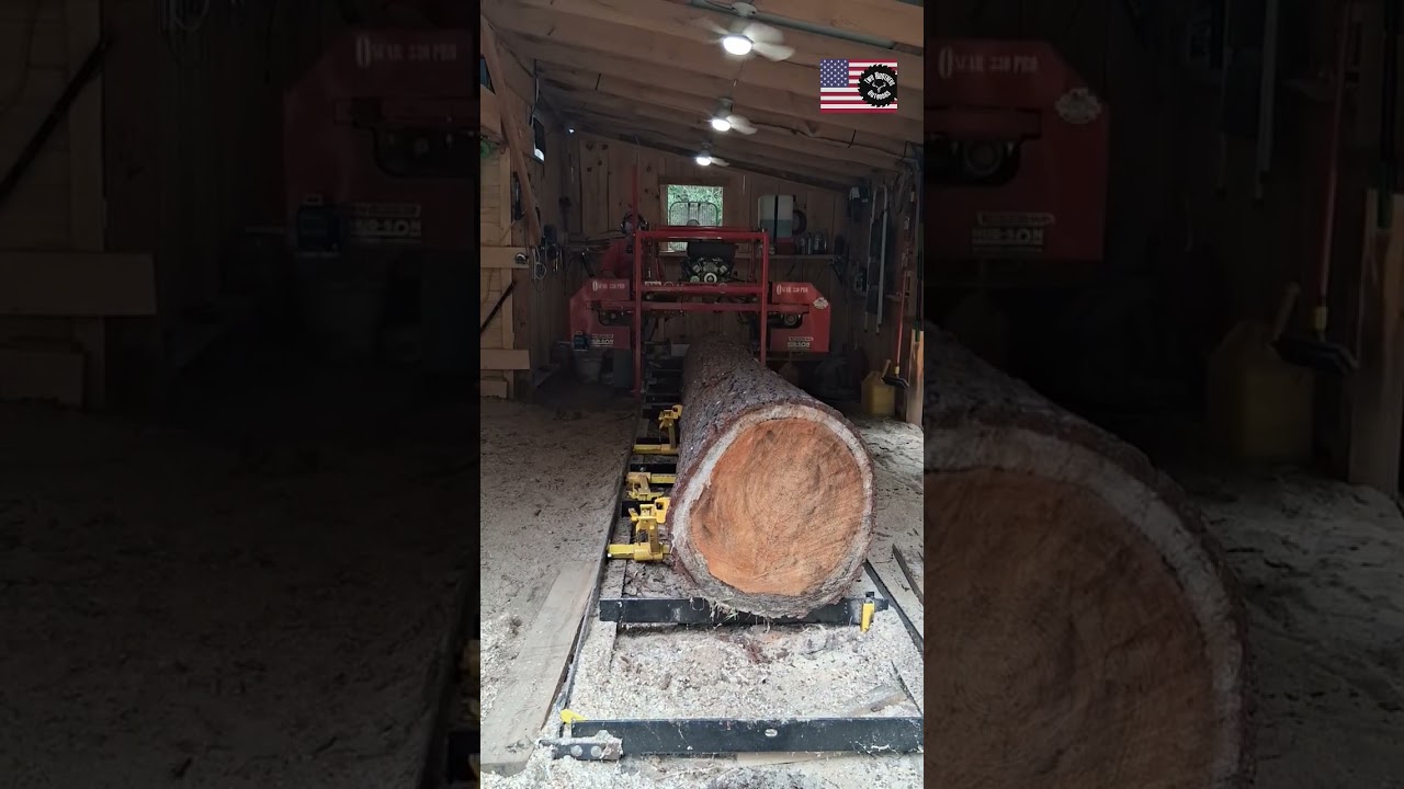 Tim tried a new method of milling!  #adirondacks #sawmill #twobrothersoutdoors
