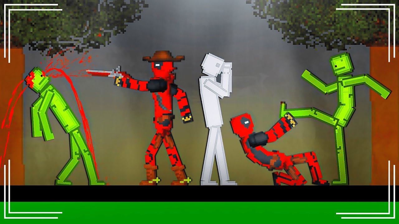 Deadpool Team Saves People From Melon Playground on Acid Sea in People Playground