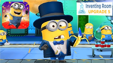Minion Rush Minionaire Costume epic minion Inventing room fullscreen android gameplay walkthrough