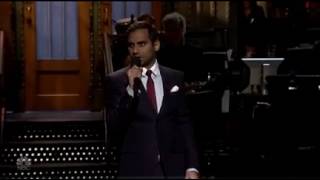 SNL Hosts Aziz Ansari Monologue 01 21 2017