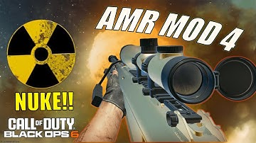 INSANE NUKE with the NEW AMR Mod 4 Sniper in BO6! 🤯 (Hilarious Reaction + BEST SNIPER Class Setup)