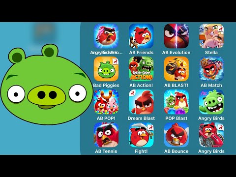 Angry Birds Reloaded - Gameplay Walkthrough - Classic Slingshot Action (iOS, iPadOS)