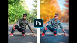 Photoshop Tutorial : How To Edit Outdoor Portrait ( Blur Background and Soft Light Effect ) screenshot 5
