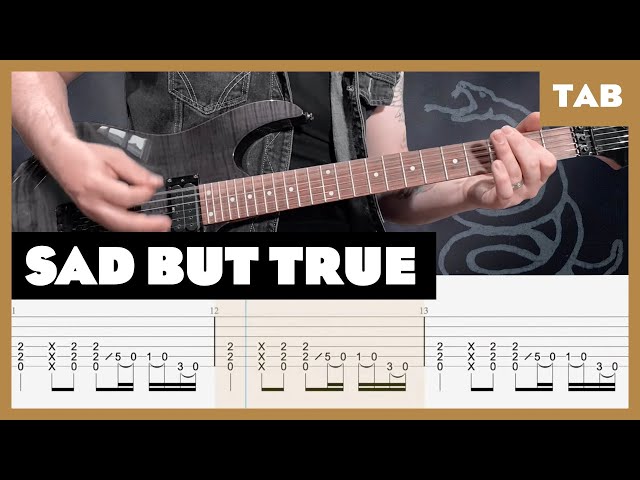 Metallica - Sad But True - Guitar Tab | Lesson | Cover | Tutorial class=